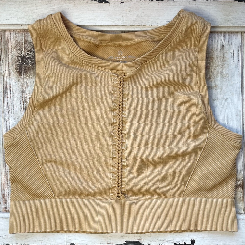 Offline By Aerie Braided Active Top